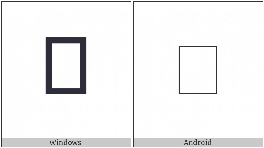 Ahom Letter Da on various operating systems
