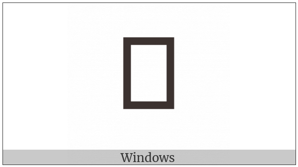 Lepcha Letter Ga on various operating systems