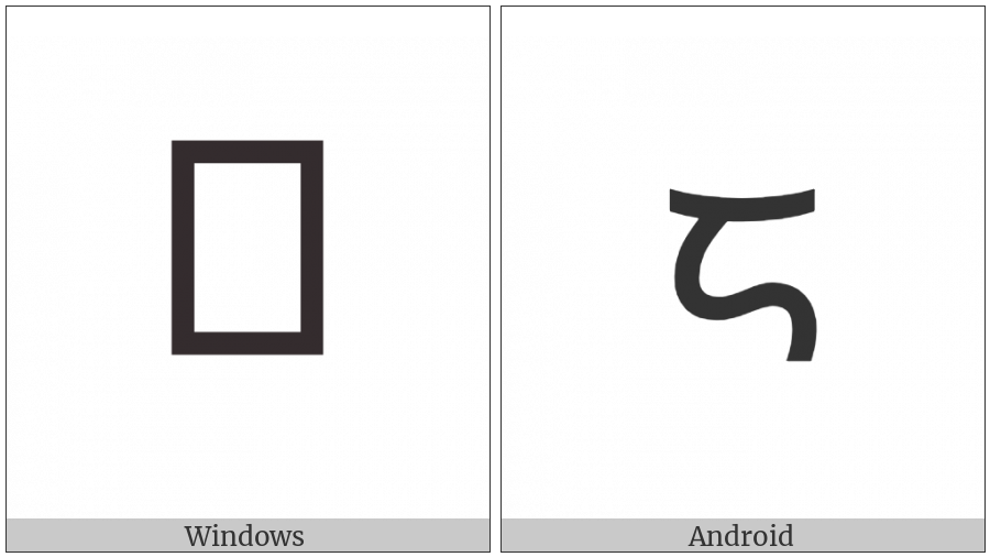 Lepcha Letter Pla on various operating systems