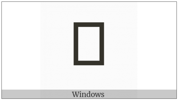 Lepcha Consonant Sign N on various operating systems