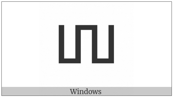 Zanabazar Square Letter A on various operating systems