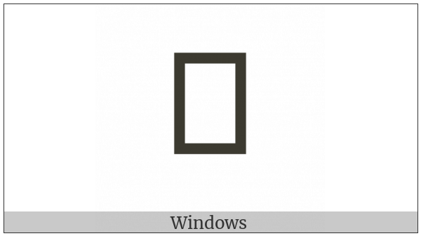 Zanabazar Square Letter Tsha on various operating systems