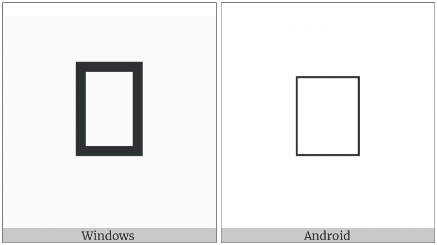 Zanabazar Square Letter Kssa on various operating systems