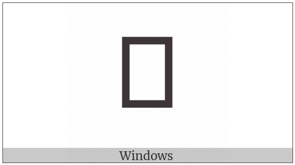 Soyombo Letter Va on various operating systems