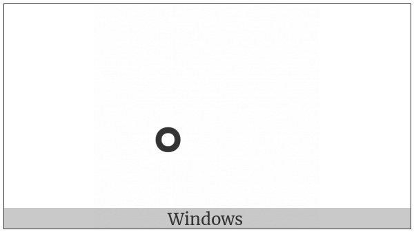 Soyombo Final Consonant Sign M on various operating systems