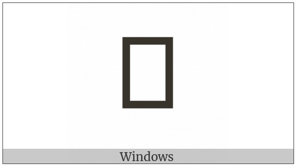 Pau Cin Hau Letter Nga on various operating systems