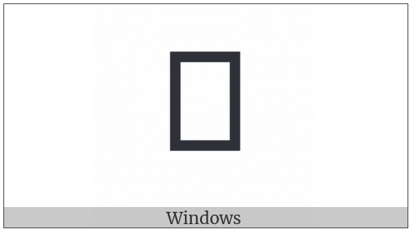 Lepcha Letter Dda on various operating systems