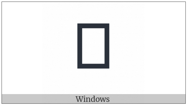Ol Chiki Digit Three on various operating systems