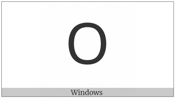 Ol Chiki Letter At on various operating systems