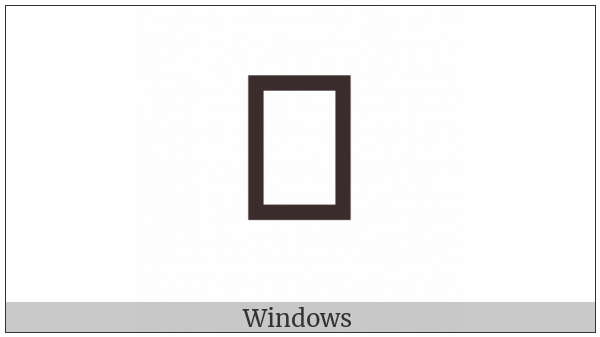Bhaiksuki Letter Aa on various operating systems
