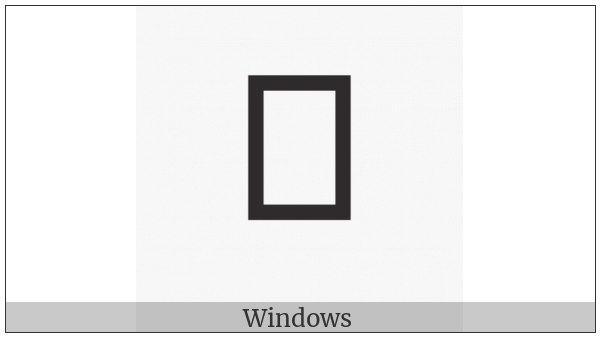 Bhaiksuki Letter Ai on various operating systems