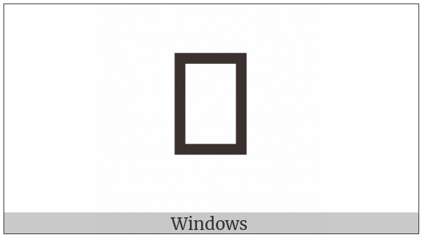 Bhaiksuki Letter Ka on various operating systems