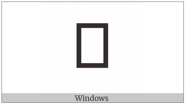 Bhaiksuki Digit Zero on various operating systems