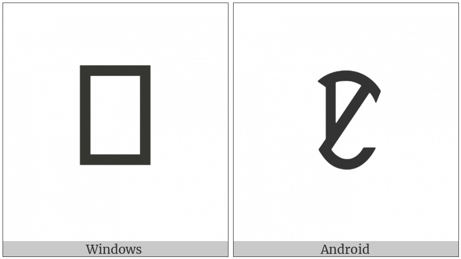 Ol Chiki Letter En on various operating systems