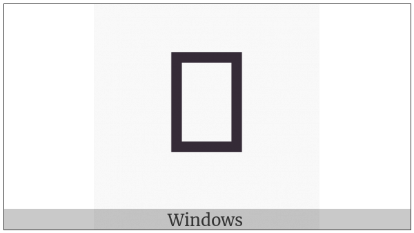 Masaram Gondi Letter A on various operating systems