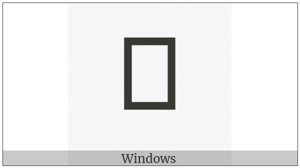 Masaram Gondi Letter Aa on various operating systems