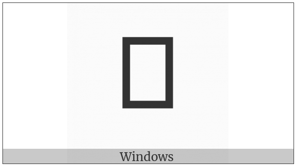 Masaram Gondi Letter Uu on various operating systems