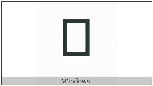 Masaram Gondi Letter E on various operating systems