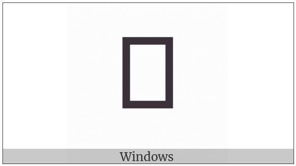 Masaram Gondi Letter O on various operating systems