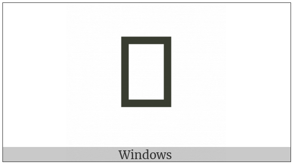 Masaram Gondi Letter Kha on various operating systems