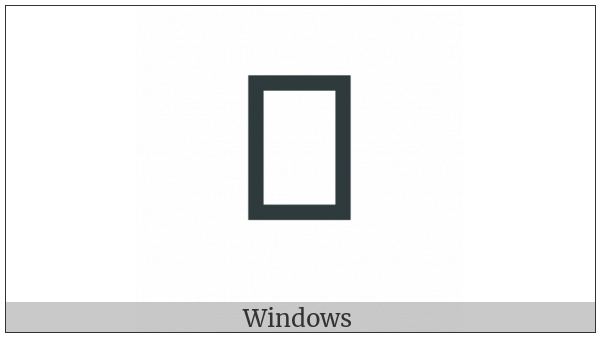 Masaram Gondi Letter Ba on various operating systems