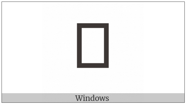 Masaram Gondi Letter Ya on various operating systems