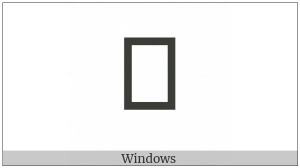 Masaram Gondi Vowel Sign Ii on various operating systems