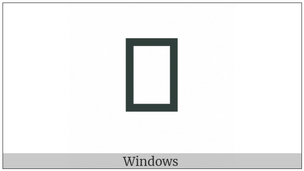 Sundanese Punctuation Bindu Purnama on various operating systems