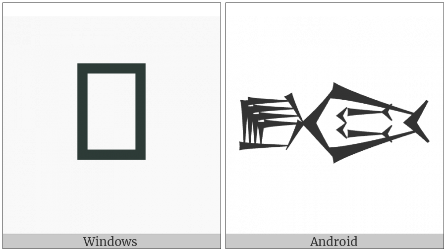 Cuneiform Sign Dag Kisim5 Times Amar on various operating systems