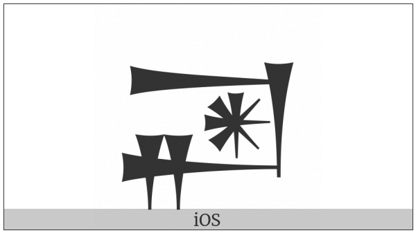 Cuneiform Sign Ga2 Times An on various operating systems