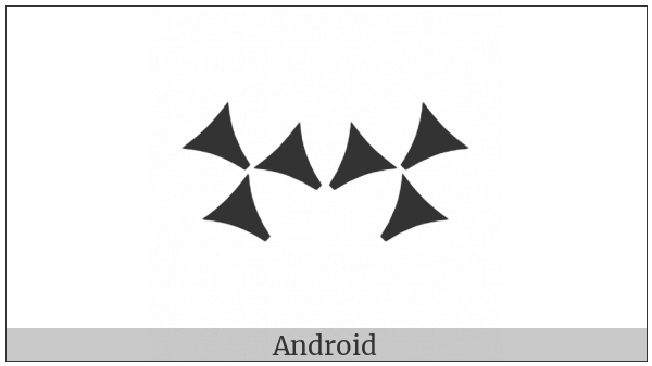 Cuneiform Sign Kur Opposing Kur on various operating systems