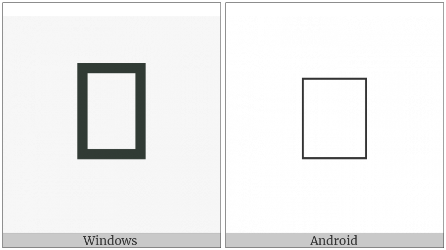 Cuneiform Sign Lu2 Squared on various operating systems
