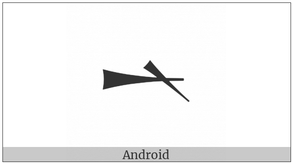 Cuneiform Sign Til on various operating systems