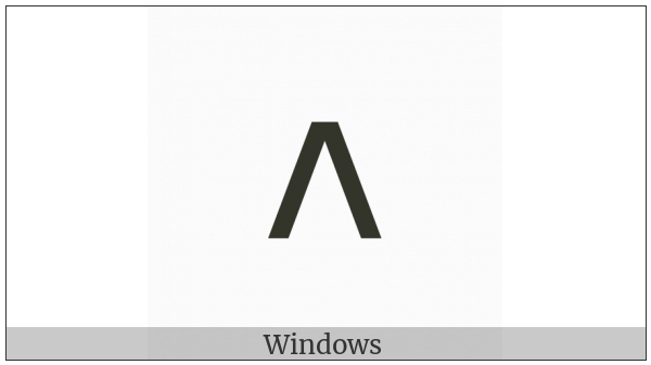 Greek Letter Small Capital Lamda on various operating systems