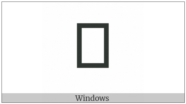 Cuneiform Numeric Sign Four Buru on various operating systems