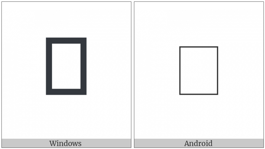 Cuneiform Numeric Sign Four Ash Tenu on various operating systems
