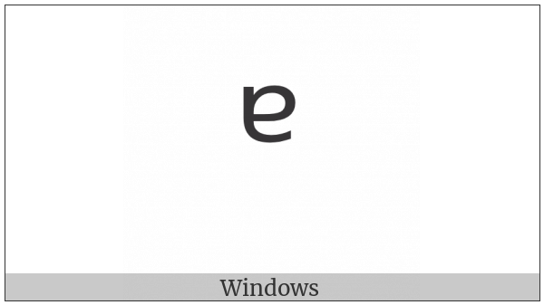 Modifier Letter Small Turned A on various operating systems