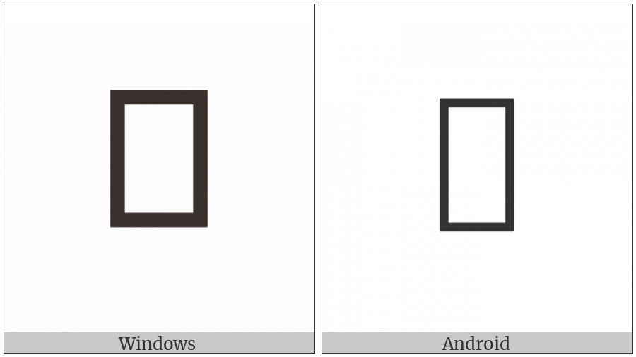 Cuneiform Sign Geshtin Times U on various operating systems