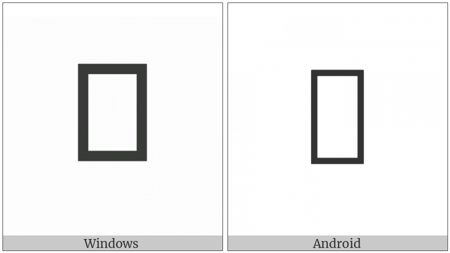 Cuneiform Sign Lak-030 on various operating systems