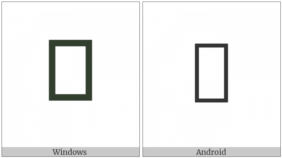 Cuneiform Sign Lak-130 on various operating systems