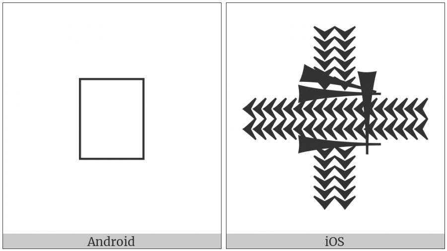 Cuneiform Sign Lak-210 on various operating systems