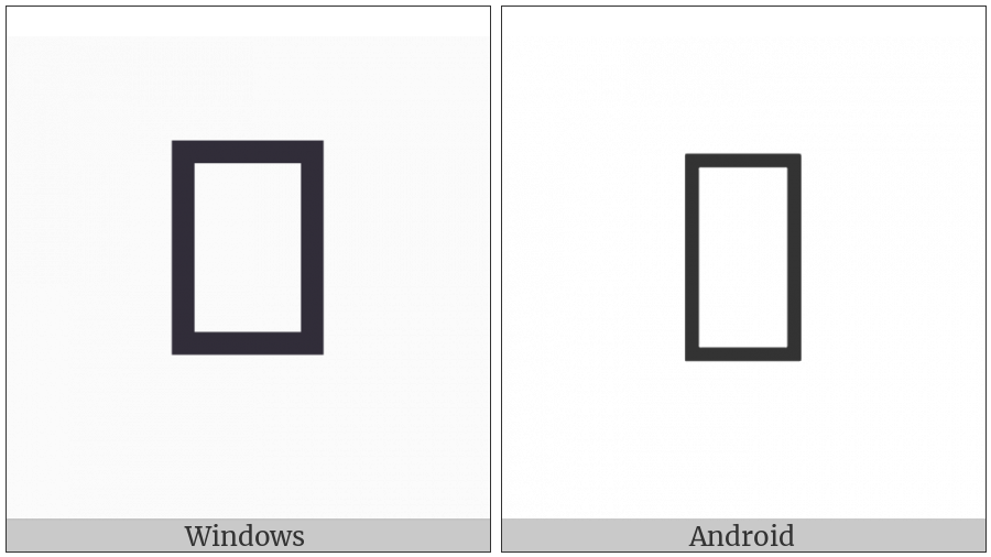 Cuneiform Sign Lak-238 on various operating systems