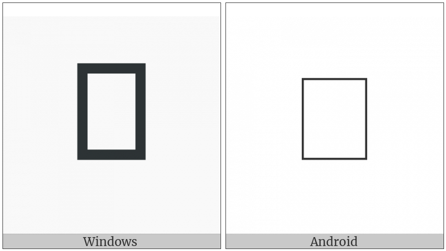 Cuneiform Sign Lak-343 on various operating systems