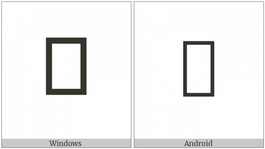 Cuneiform Sign Lak-383 on various operating systems