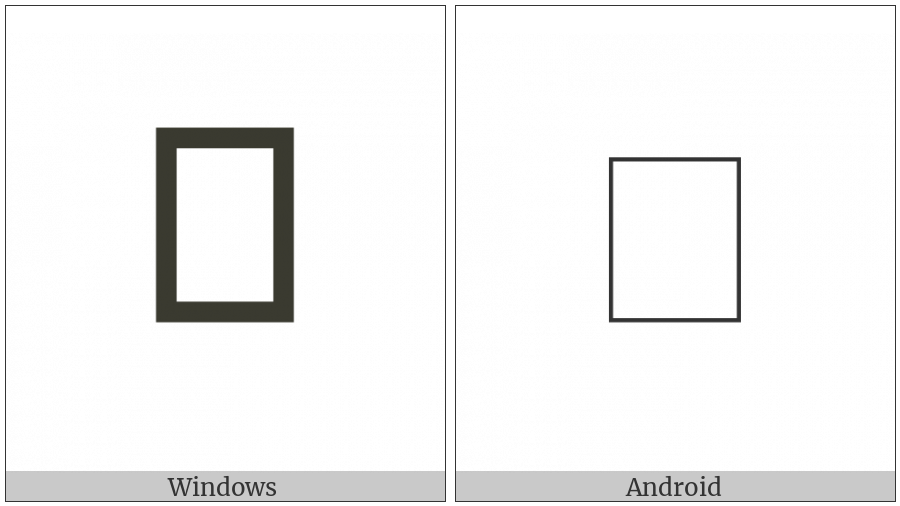 Cuneiform Sign Lak-441 on various operating systems