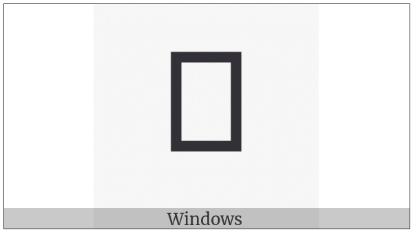 Cuneiform Sign Lak-608 on various operating systems