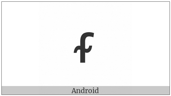 Latin Small Letter R With Fishhook And Middle Tilde on various operating systems