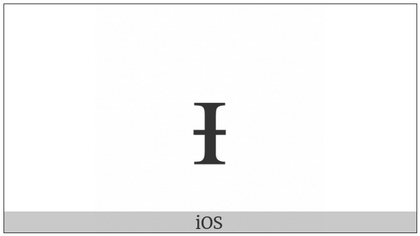 Latin Small Capital Letter I With Stroke on various operating systems