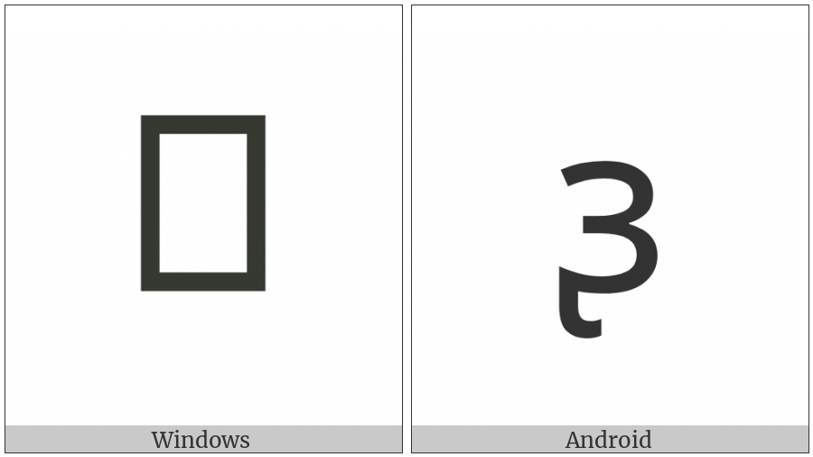 Latin Small Letter Reversed Open E With Retroflex Hook on various operating systems