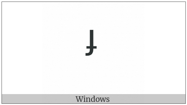 Modifier Letter Small Dotless J With Stroke on various operating systems